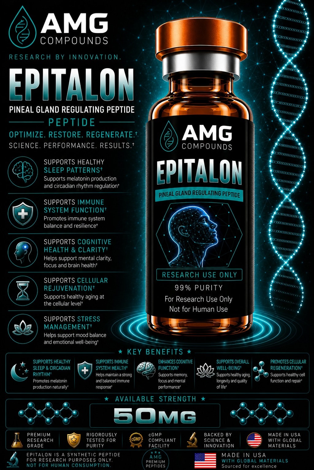 Epitalon research compound